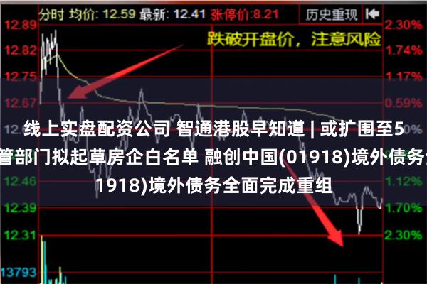 线上实盘配资公司 智通港股早知道 | 或扩围至50家！金