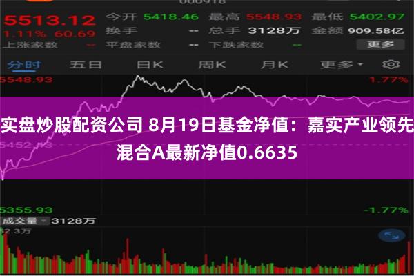 实盘炒股配资公司 8月19日基金净值：嘉实产业领先混合A最新净值0.6635