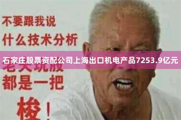 石家庄股票资配公司上海出口机电产品7253.9亿元